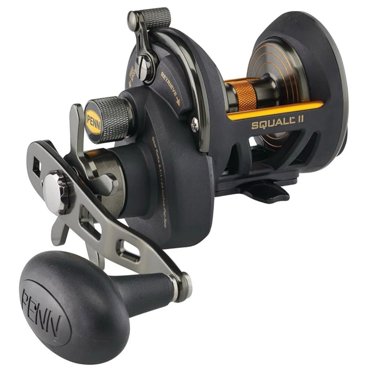 PENN Squall II Star Drag Conventional Fishing Reel 30SD