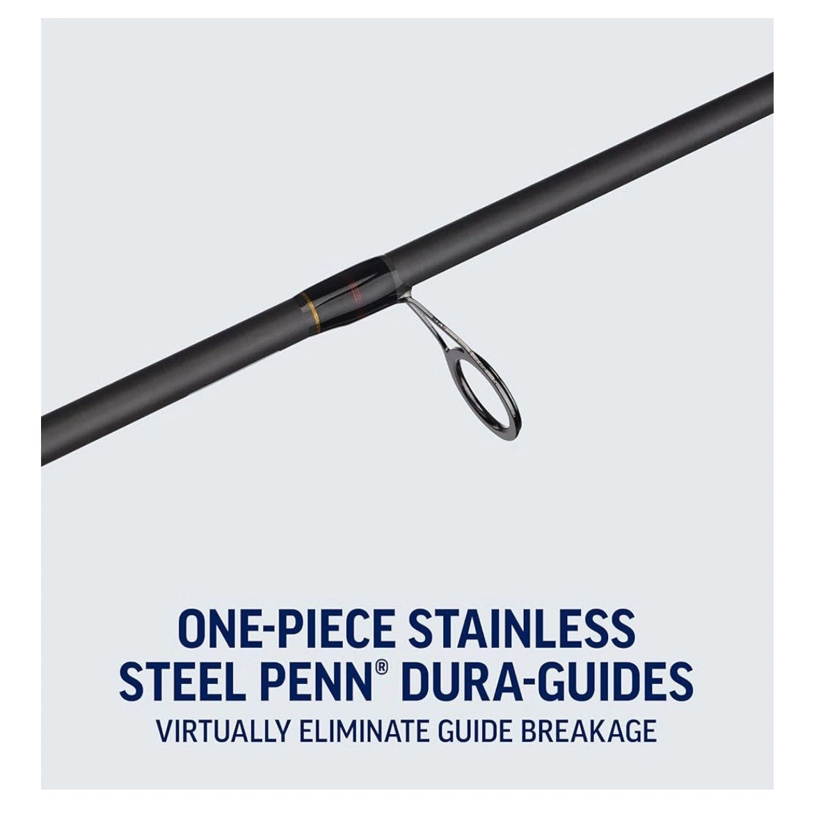 PENN Squadron III Inshore Spinning Fishing Rod 7’ M-L 1 Piece 
